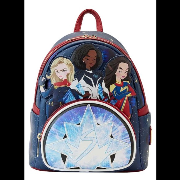 The Marvels Loungefly Backpack Group + Flerkel Bundle main image 5